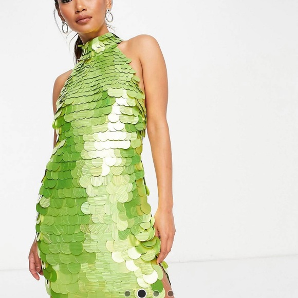 Sequin backless ASOS dress - Picture 3 of 6